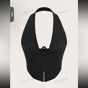 NWT Hook and Eye Halter Top from SHEIN
